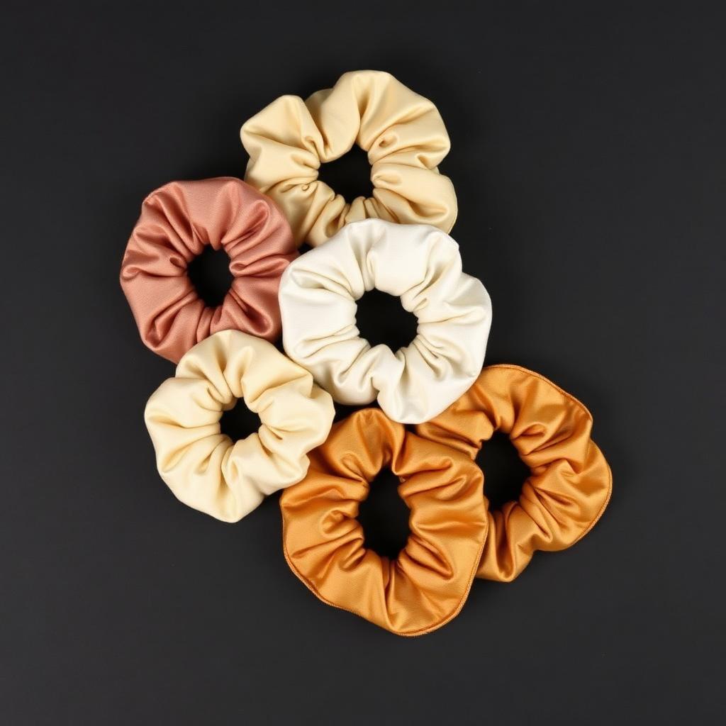 Silk Scrunchies (Set of 6)